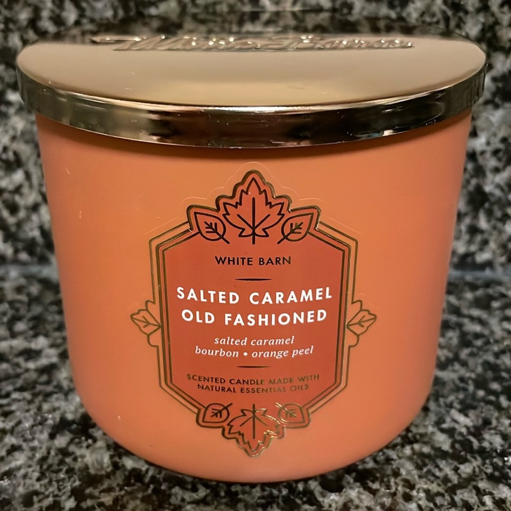 Bath & Body Works Salted Caramel Old Fashioned candle